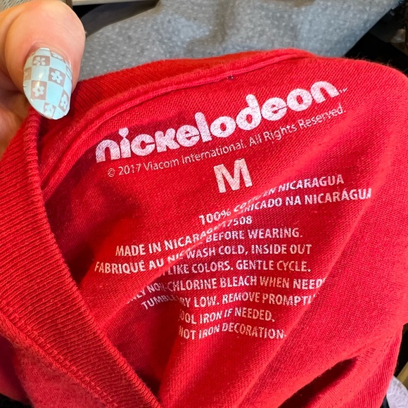 Nickelodeon Y2K long sleeve red t-shirt - Picture 3 of 4